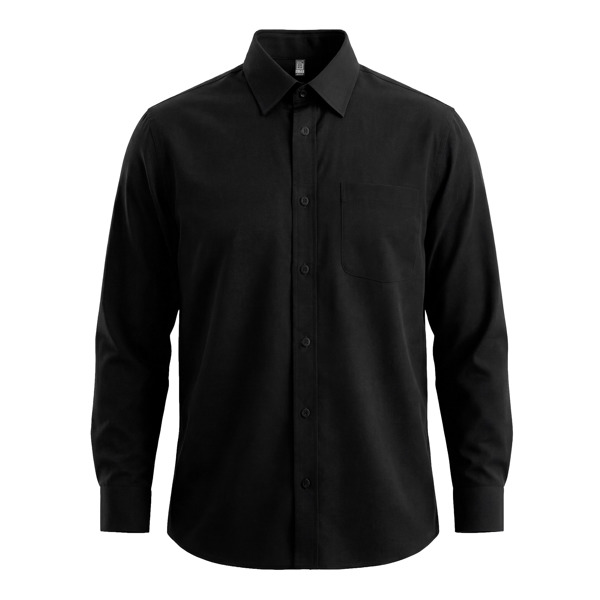 CAMISA MOD. AIFOS L/S, COLOR NEGRO