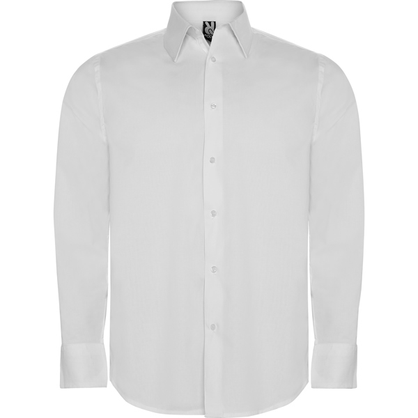 CAMISA MOD. MOSCU, COLOR BLANCO
