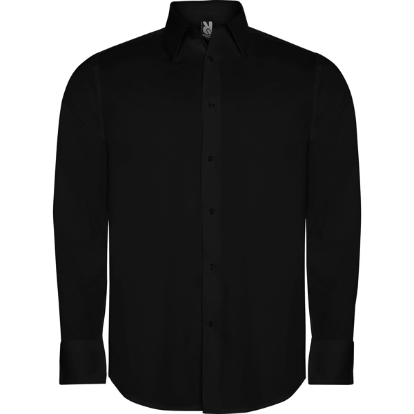 CAMISA MOD. MOSCU, COLOR NEGRO