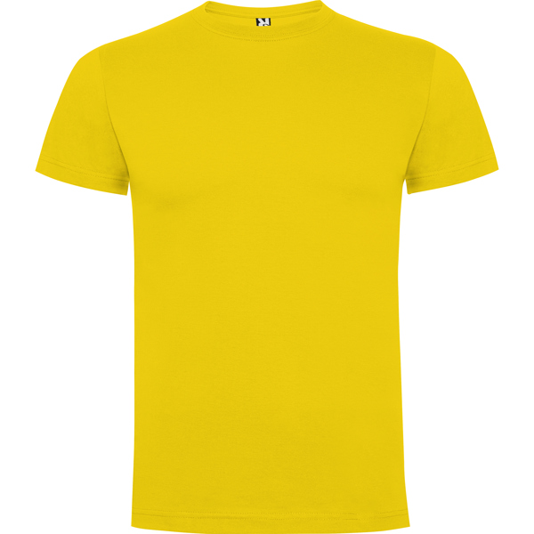 CAMISETA MOD. DOGO PREMIUM, COLOR AMARILLO