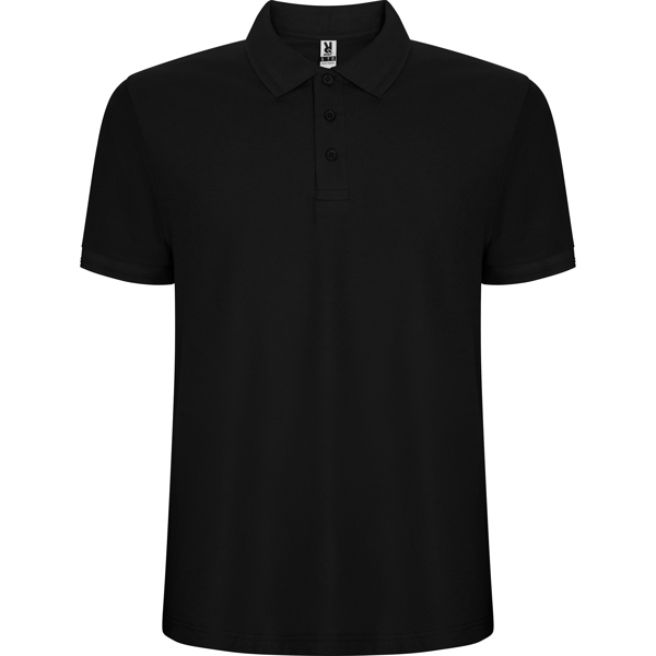 POLO MOD. PEGASO PREMIUM, COLOR NEGRO