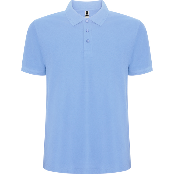 POLO MOD. PEGASO PREMIUM, COLOR CELESTE
