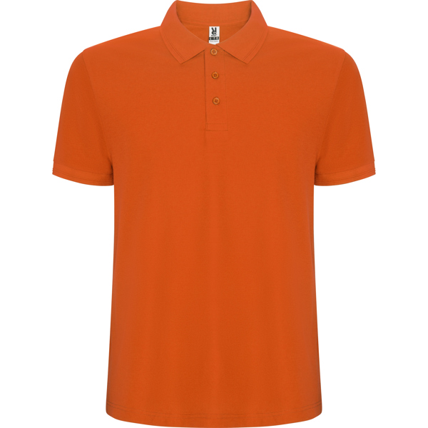 POLO MOD. PEGASO PREMIUM, COLOR NARANJA