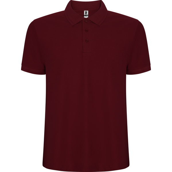 POLO MOD. PEGASO PREMIUM, COLOR GRANATE