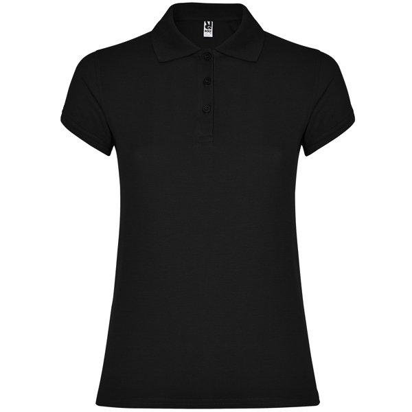 POLO MOD. STAR WOMAN, COLOR NEGRO