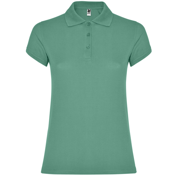POLO MOD. STAR WOMAN, COLOR MENTA OSCURO