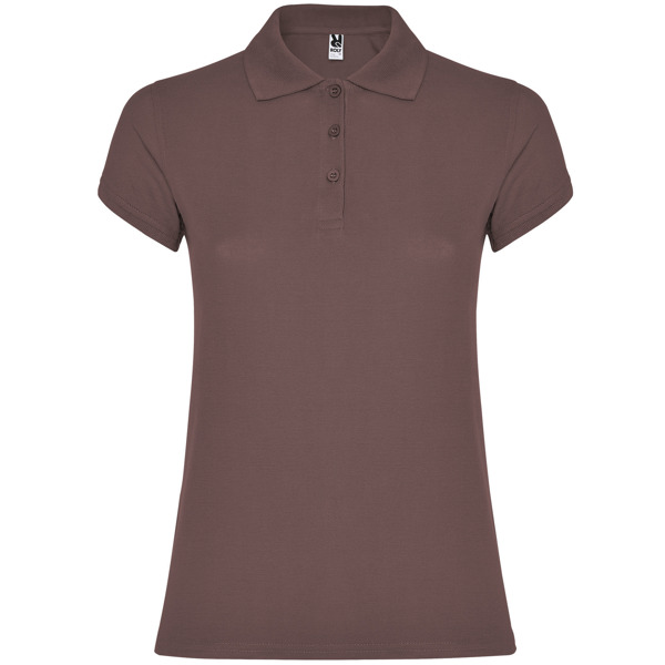 POLO MOD. STAR WOMAN, COLOR ROJO PÁLIDO