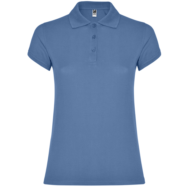 POLO MOD. STAR WOMAN, COLOR AZUL RIVIERA