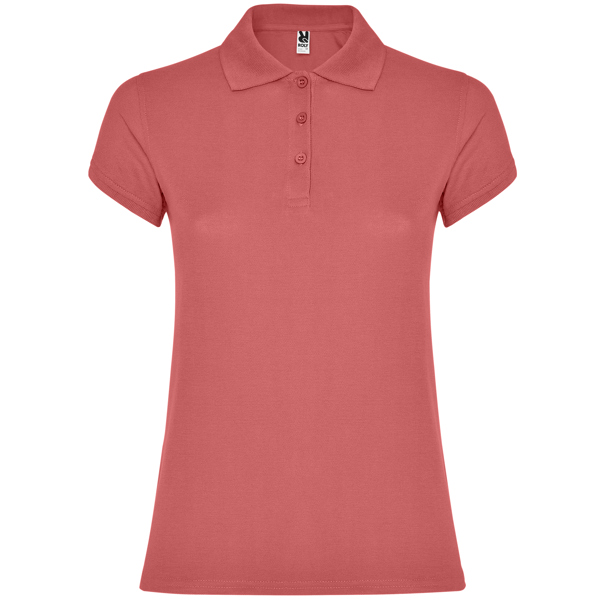 POLO MOD. STAR WOMAN, COLOR ROJO CRISANTEMO