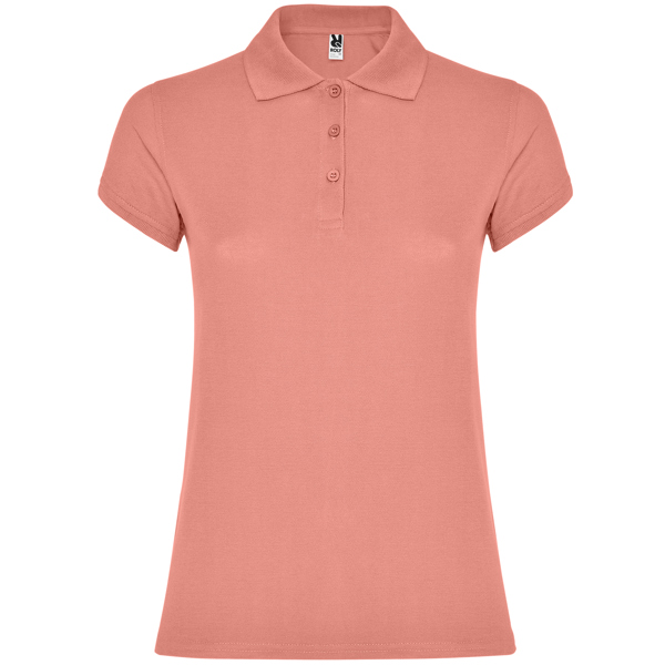 POLO MOD. STAR WOMAN, COLOR NARANJA CLAY