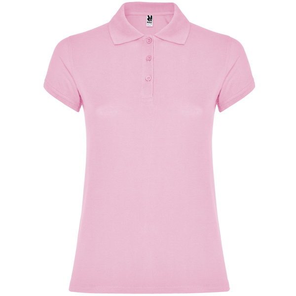POLO MOD. STAR WOMAN, COLOR ROSA CLARO