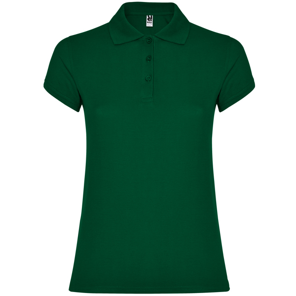 POLO MOD. STAR WOMAN, COLOR VERDE BOTELLA