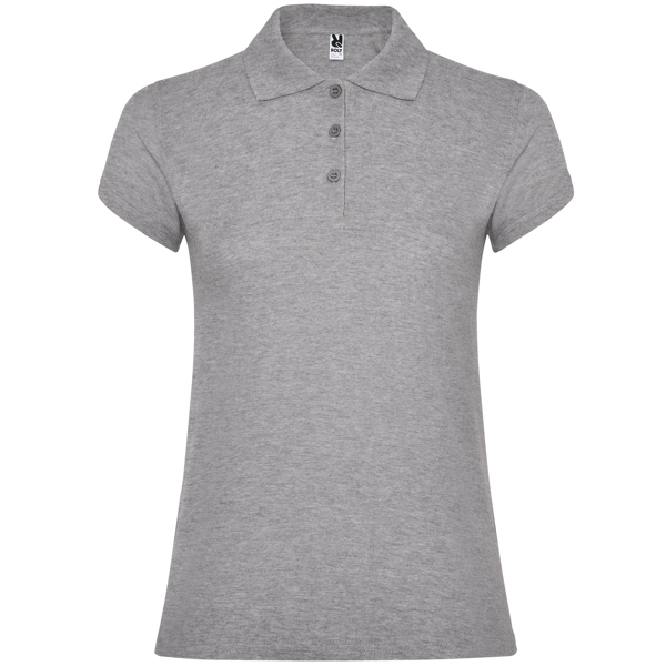 POLO MOD. STAR WOMAN, COLOR GRIS VIGORE