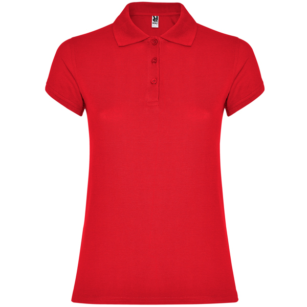 POLO MOD. STAR WOMAN, COLOR ROJO