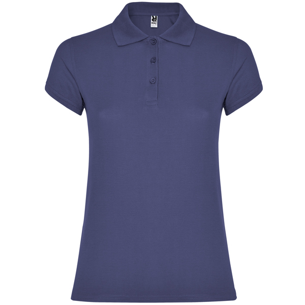 POLO MOD. STAR WOMAN, COLOR AZUL DENIM