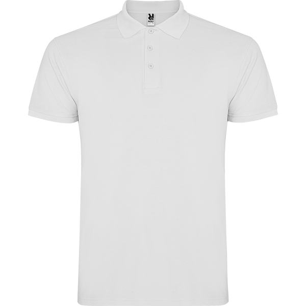 POLO MOD. STAR, COLOR BLANCO