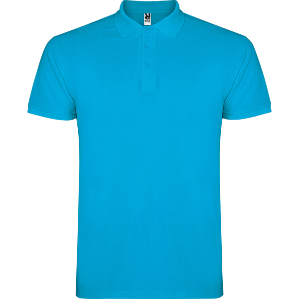 POLO MOD. STAR, COLOR TURQUESA