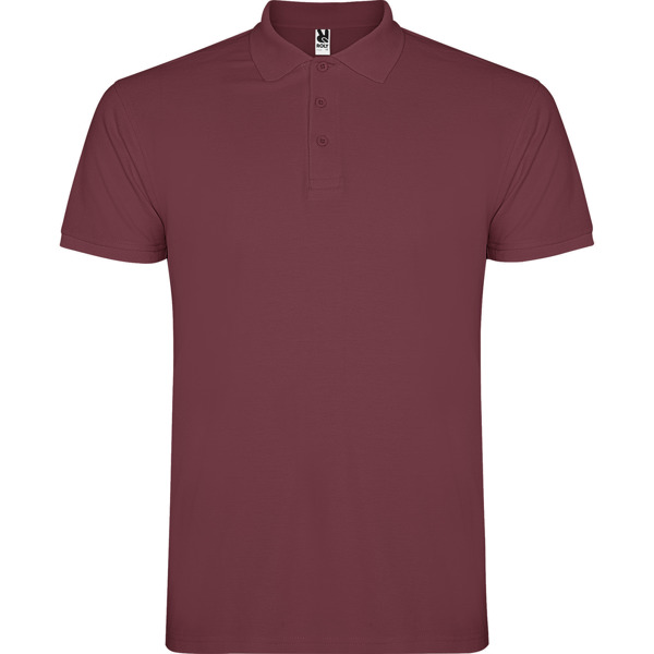 POLO MOD. STAR, COLOR ROJO BAYA