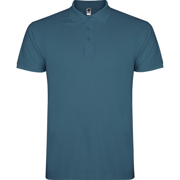 POLO MOD. STAR, COLOR AZUL TORMENTA