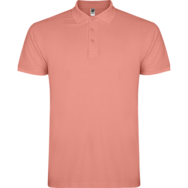 POLO MOD. STAR, COLOR NARANJA CLAY