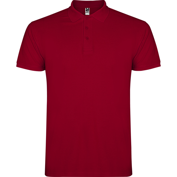 POLO MOD. STAR, COLOR GRANATE