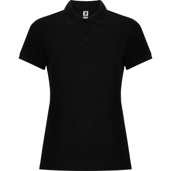 POLO MOD. PEGASO WOMAN PREMIUM, COLOR NEGRO