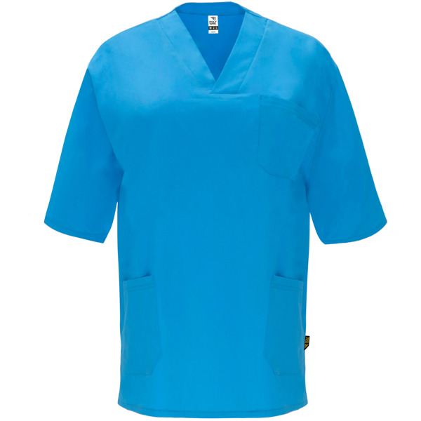CAMISETA MOD. PANACEA, COLOR AZUL DANUBIO
