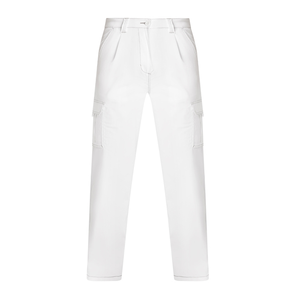 PANTALÓN MOD. DAILY STRETCH, COLOR BLANCO