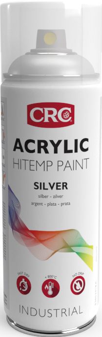 ACRYLIC HITEMP PAINT PLATA 400 ML