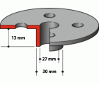 164471-6 Guía de plantilla 27 x 30 x 13 mm