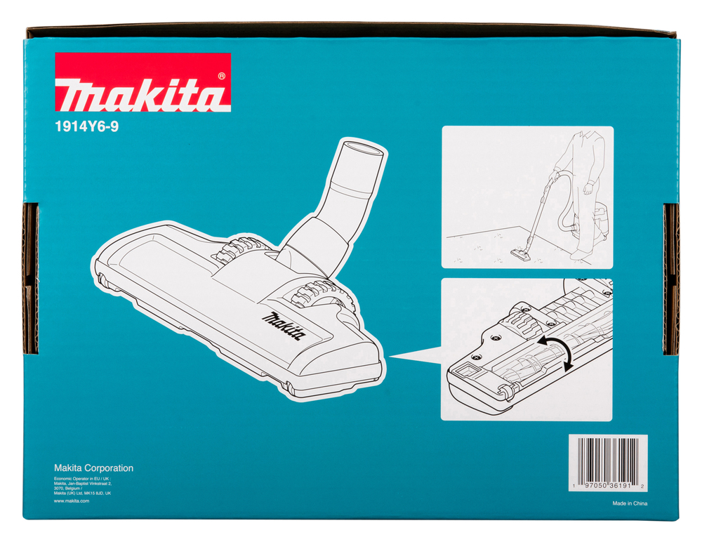 1914Y6-9 Pie aspiración 28 con cepillo rotativo