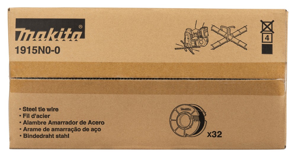 1915N0-0 Carrete de alambre 1,6 mm, 30 m, 16 Ga, 32 pcs