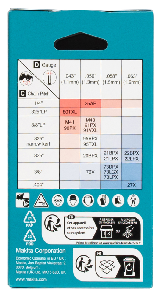 1916A3-9 Cadena 50 cm, 95TXL