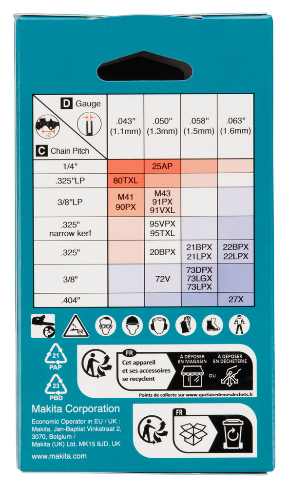 1916A4-7 Cadena / 50 cm, 22BPX