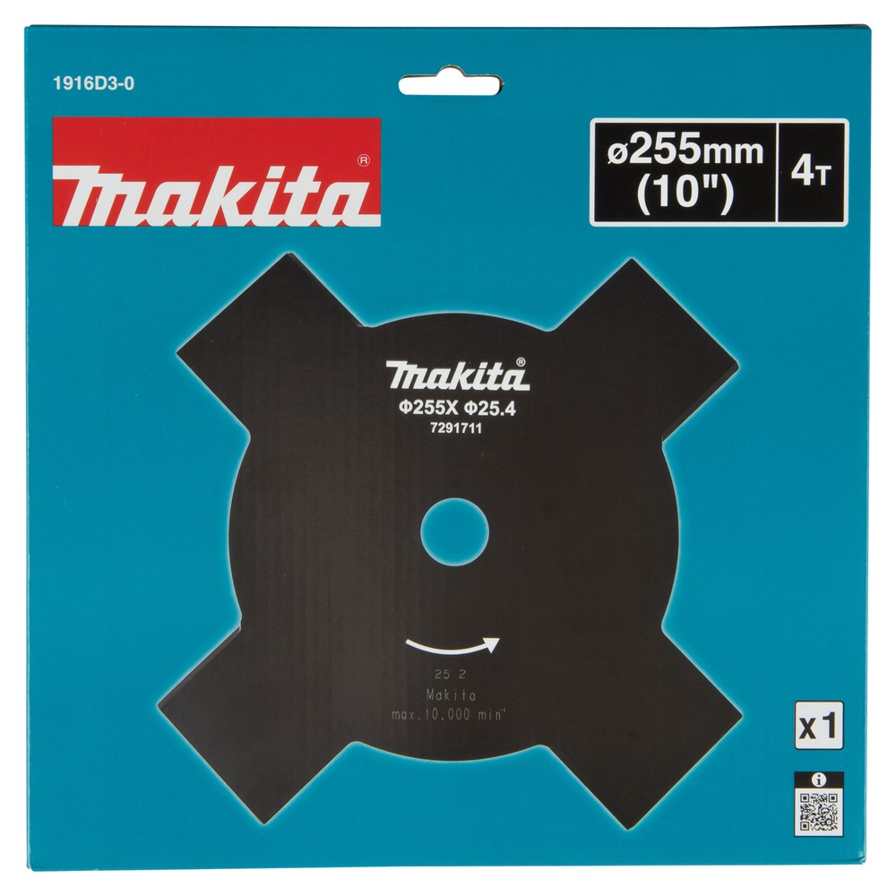 1916D3-0 Disco de 4 dientes, 255 mm, 25,4 mm