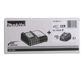 191B51-7 Kit de batería 5,0Ah BL1850Bx1 + DC18RC LXT