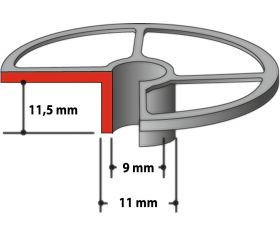 193331-5 Guía de plantilla 9 x 11 x 11,5 mm