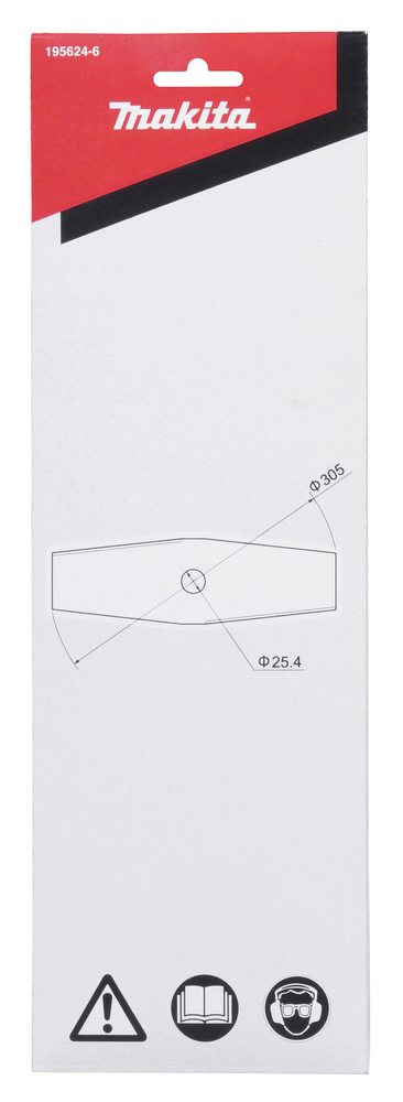 195624-6 Cuchilla de corte 305 x 25,4 mm