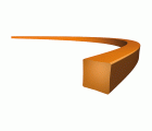 369224826 Hilo de nylon Cuadrado Trim+ 3,3mm, 109m