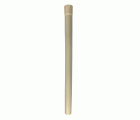 451424-7 Tubo recto de plástico 28 x 465 mm, beige