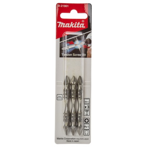 B-21901 torsionn Punta, PZ1, 65 mm, Double End, 3 pcs