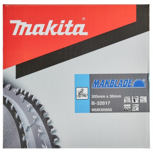 B-32817 Disco sierra circular , Makblade T.C.T, 305 x 30 mm, 60 D