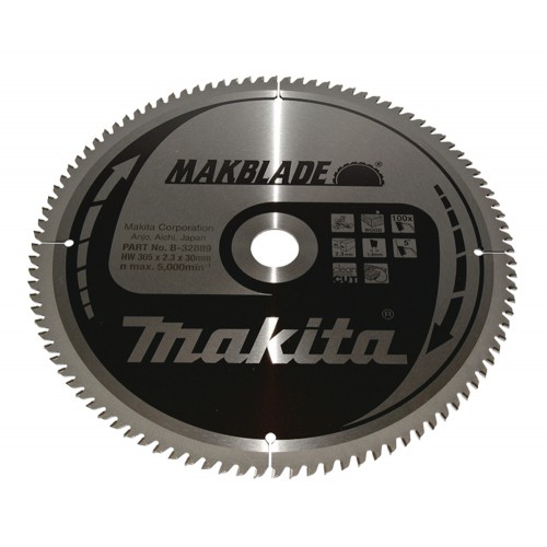 B-32889 Disco sierra circular , Makblade T.C.T, 305 x 30 mm, 100 D