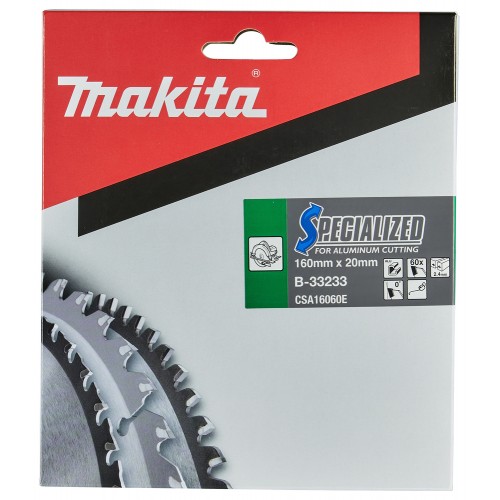 B-33233 Disco sierra circular , Specialized T.C.T, 160 x 20 mm, 60 D