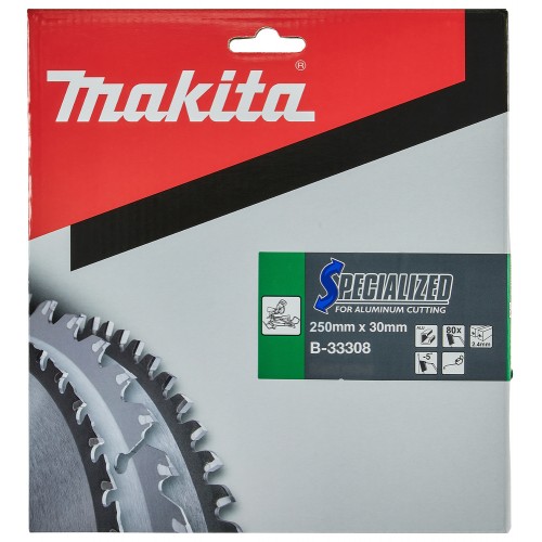 B-33308 Disco sierra circular , Specialized T.C.T, 250 x 30 mm, 80 D