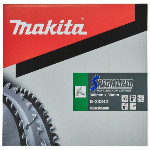 B-33342 Disco sierra circular , Specialized T.C.T, 305 x 30 mm, 80 D