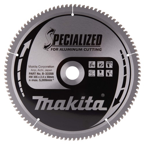 B-33358 Disco sierra circular , Specialized T.C.T, 305 x 30 mm, 100 D