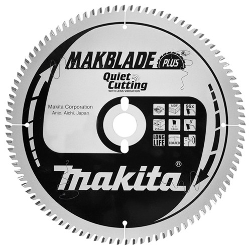 B-42830 Disco sierra circular  Makblade+, 250 x 30 mm, 80 D