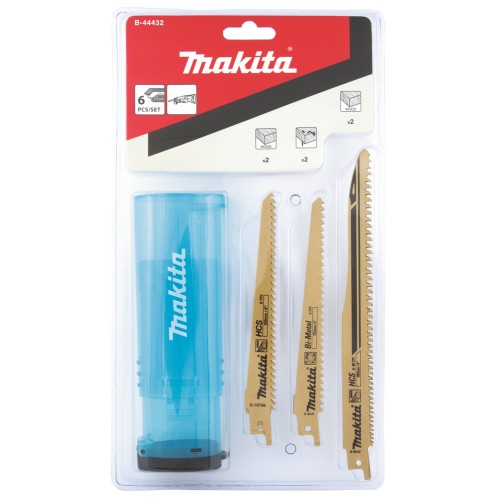 B-44432 Estuche de sierras de sable  (6 pcs)