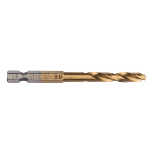 B-50974 Broca de metal HSS-TiN, 6,0 x 80 mm